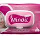 Paquet de lingettes bébé Mindil parfum magnolia, format 60 lingettes, vue de trois quarts